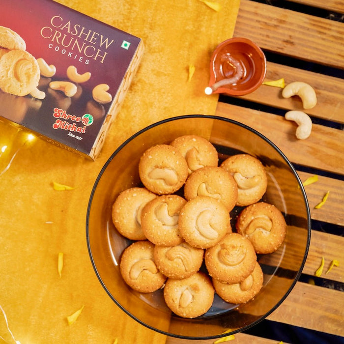 Cashew Crunch Cookies - Shree Mithai