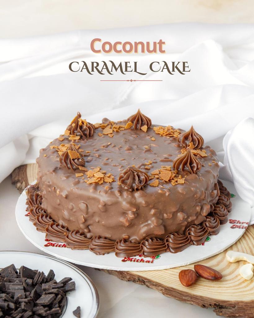 Coconut Caramel Cake - Shree Mithai