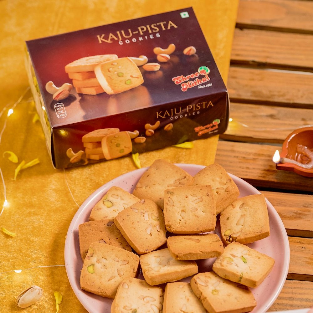 Kaju Pista Cookies - Shree Mithai