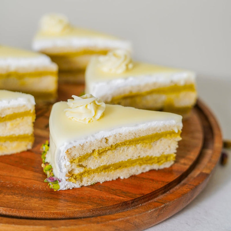 Pista White Truffle Cake - Shree Mithai