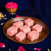 Rose Milk Burfi - Shree Mithai