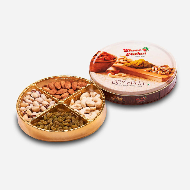 Royal Dry Fruit Tin (250g) - Shree Mithai