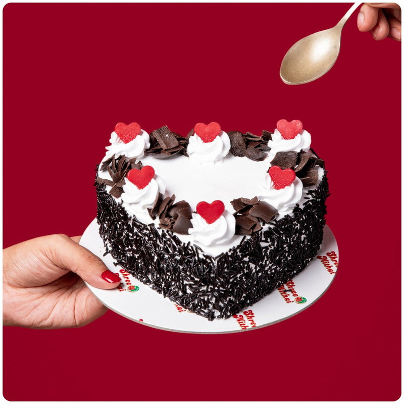 Valentines Black Forest Cake - Shree Mithai