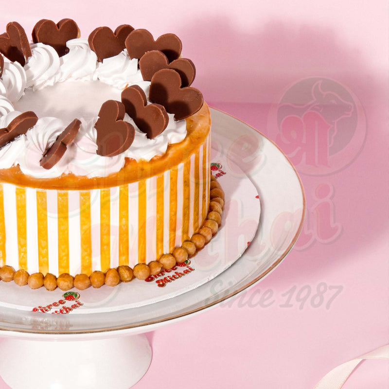 Valentines Butterscotch Cake - Shree Mithai