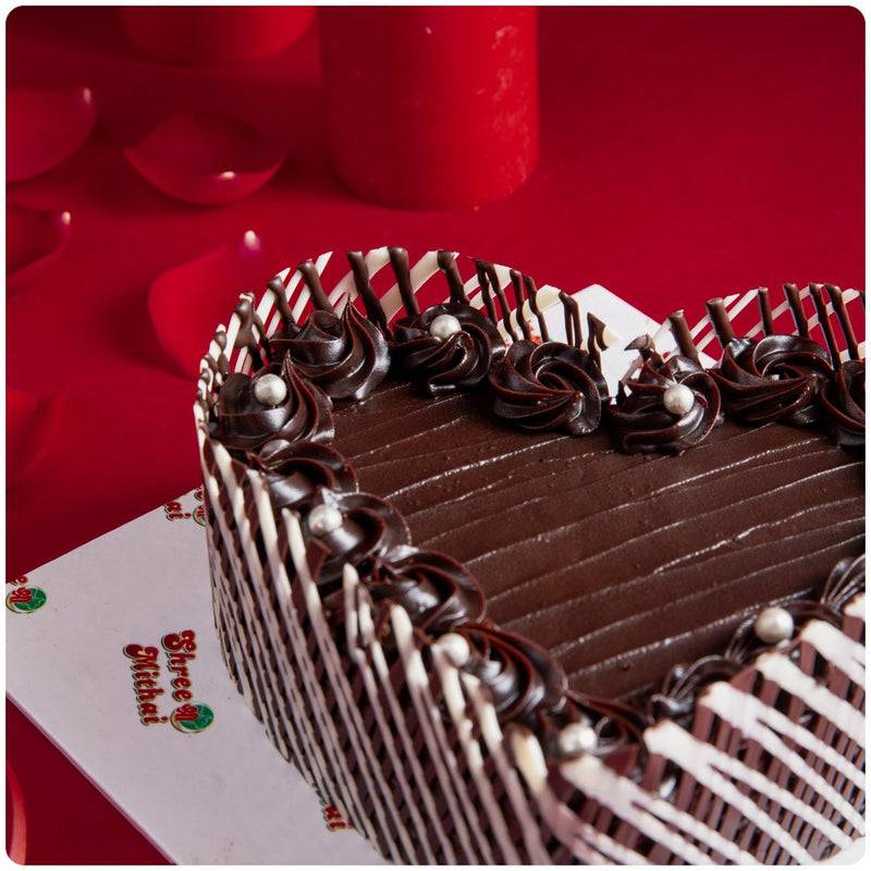 Valentines Chocolate Truffle Cake - Shree Mithai