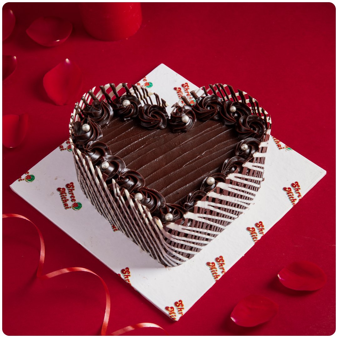 Valentines Chocolate Truffle Cake - Shree Mithai